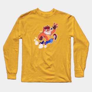 No Neck Marsupial Long Sleeve T-Shirt